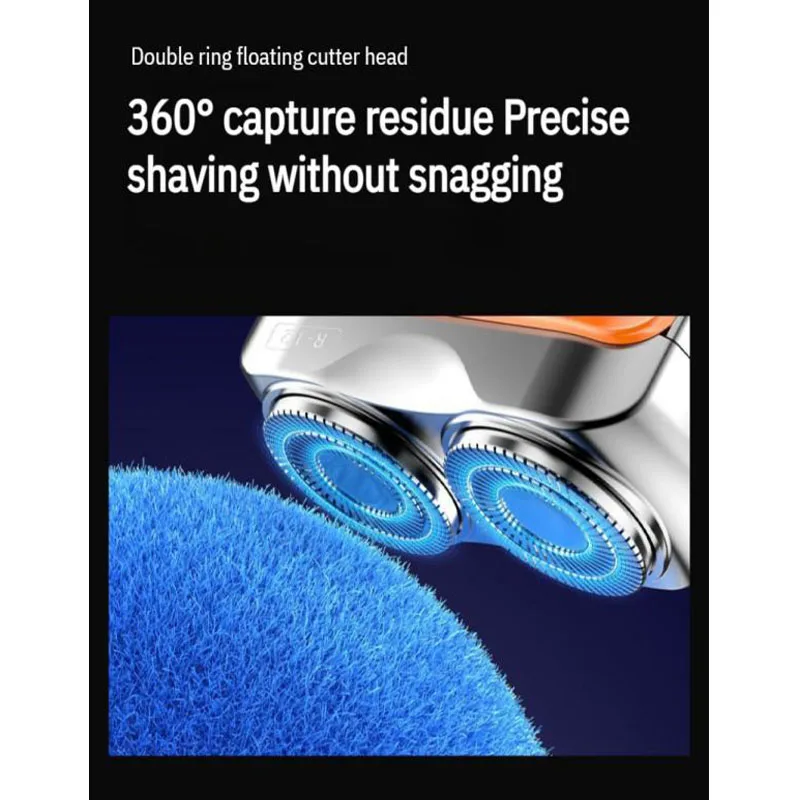 Xiaomi Men Electric Shaver Waterproof Type-c Rechargeable Mini Travel Rotary Razor Portable Beard Trimmer Remover Tool hair clipper,electric shaver,hair trimmer,electric razor,rotary shaver