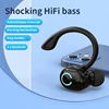 Bluetooth 5.2 Business Wireless Headphone Ear-Hook Mini HIFI Bass Noise Cancelling Earphone With Mic Earbuds Sport Game Headset 3