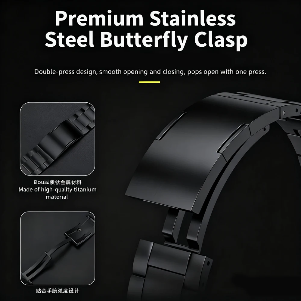 Titanium Quick-Release Watch Strap in 20mm and 22mm Sizes
