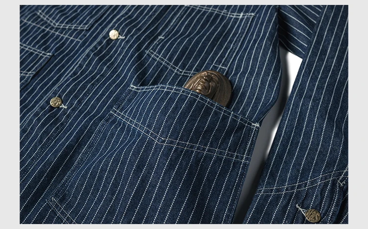 Non Stock 1930s Wabash Stripes Jacket Vintage Men's Workwear
