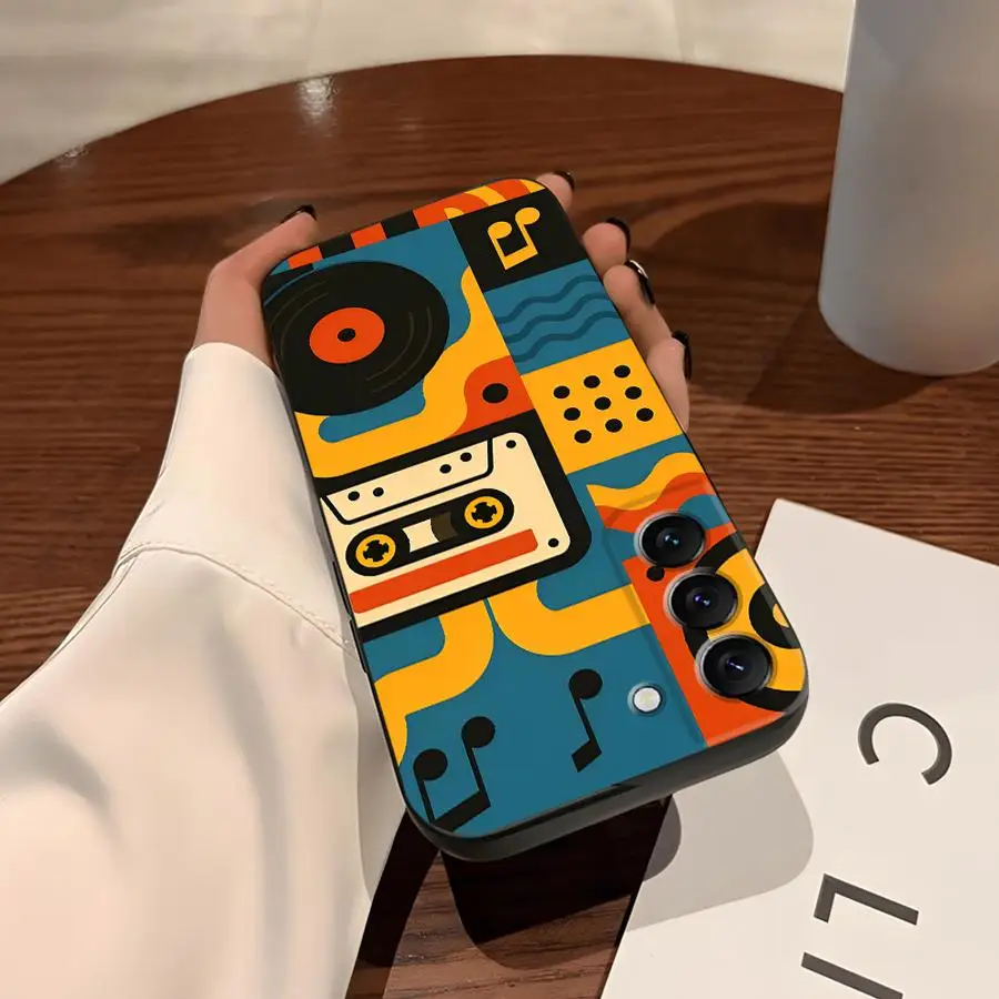 Phone Cover Case with Cool Music Design