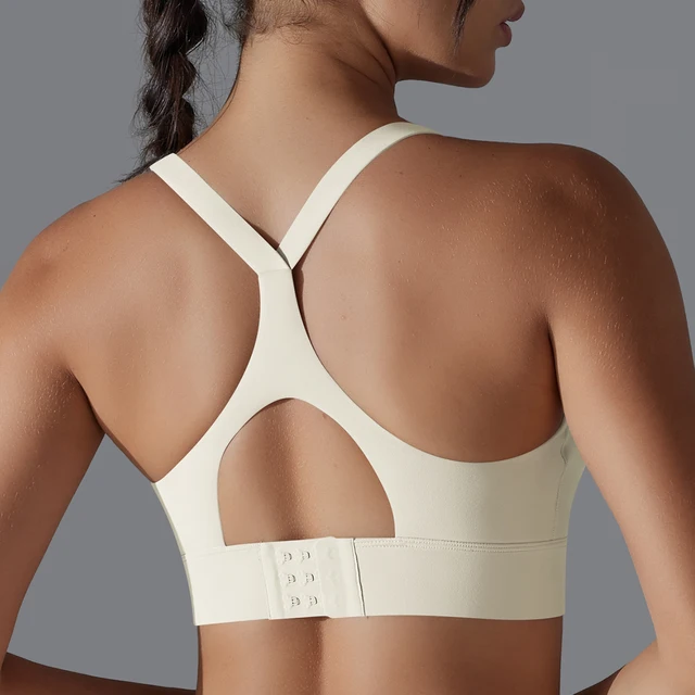 Reggiseno Sportivo Donna Con Cerniera Frontale - Senza Ferretto - Con Pastiglie Rimovibili - Per Yoga E Palestra - Foto 4