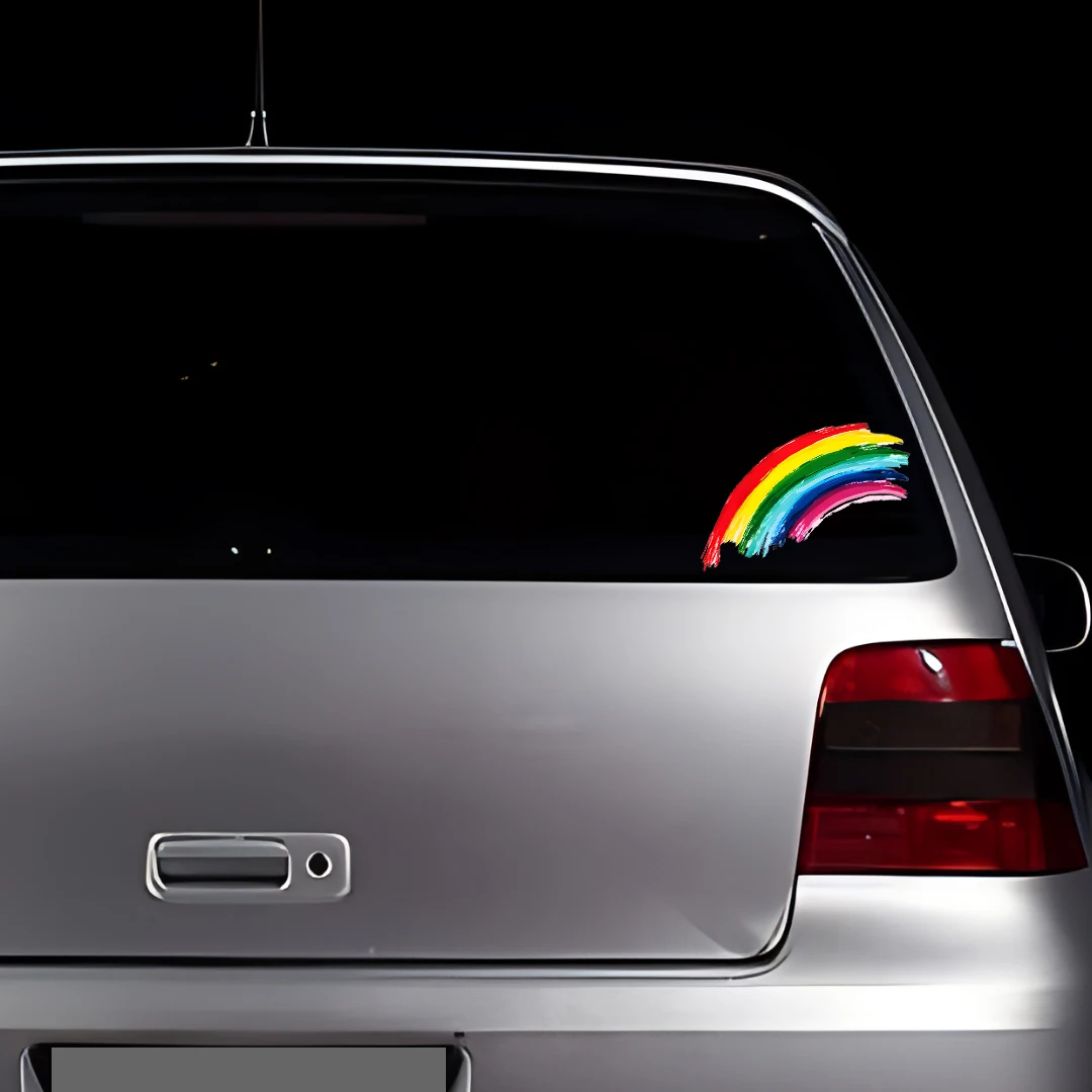 Adesivi per auto Graffiti, adesivi per auto che bloccano i graffi, decorazioni arcobaleno, finestrini auto personalizzati, moto elettriche, wat - immagine 2