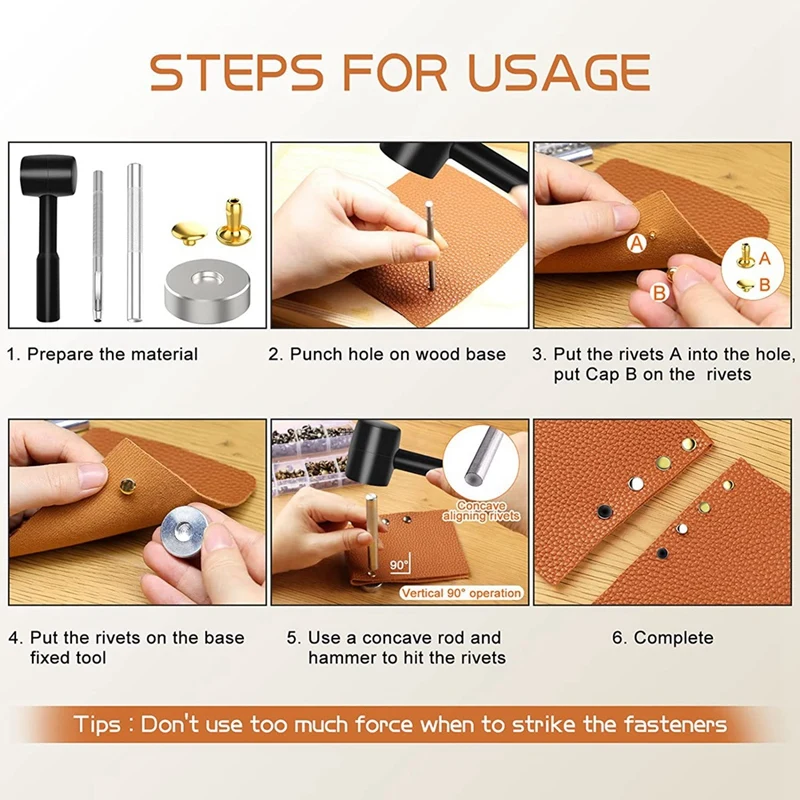 Рисунок 3 - 480 комплектов заклепки для кожи