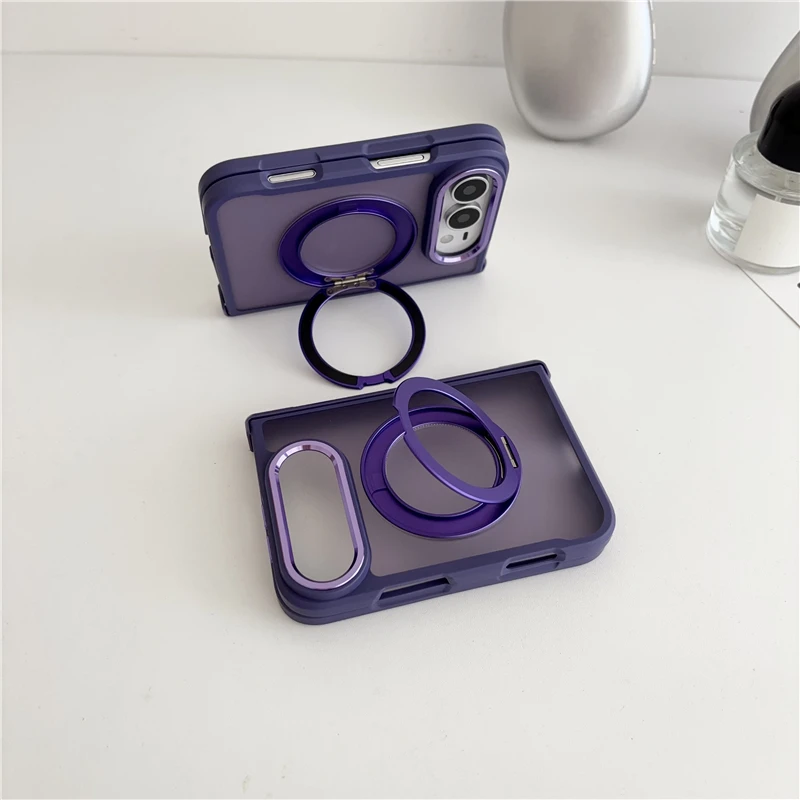 Luxury Translucent Magnetic Magsafe Case with Wireless Charging and Matte Frosted Full Cover