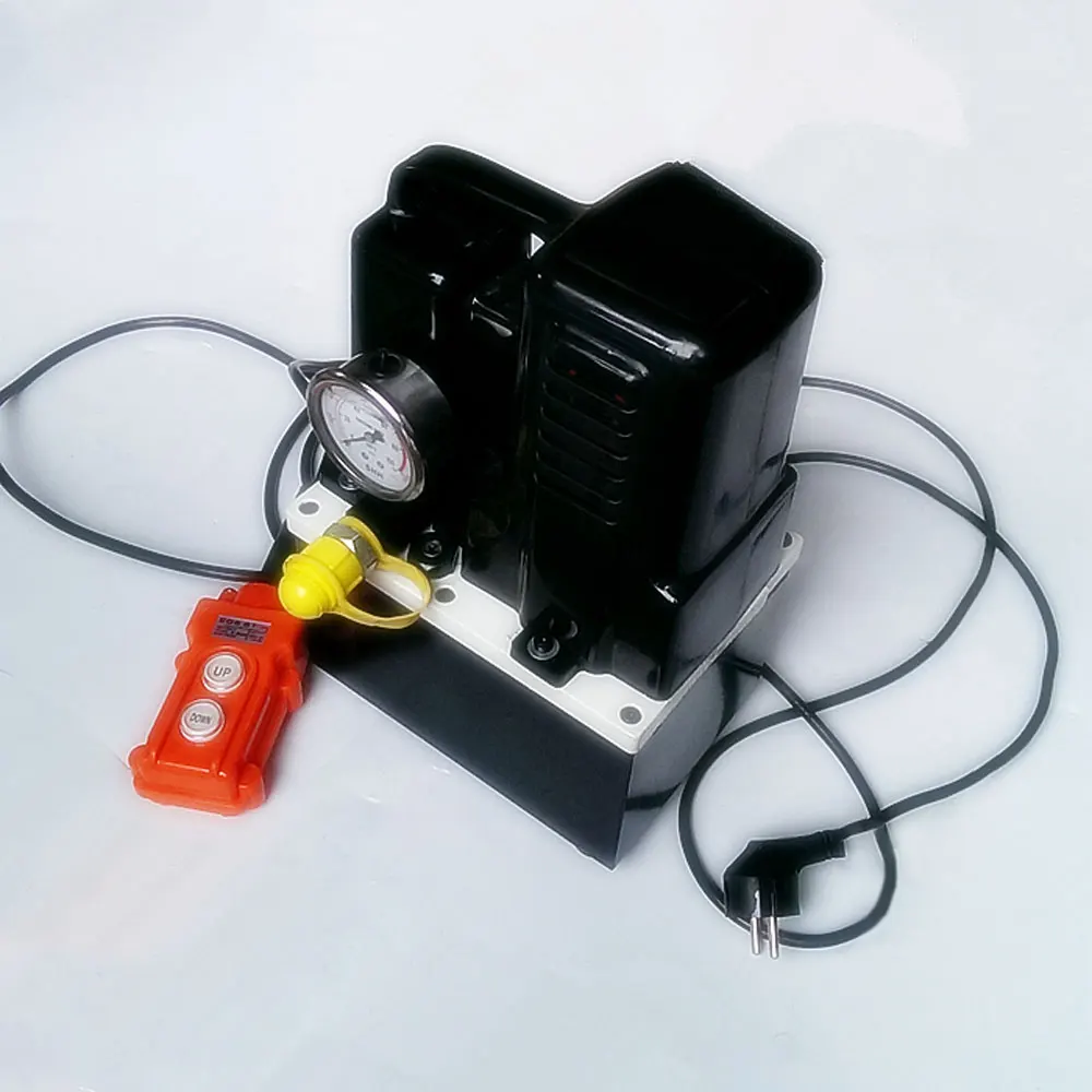 1200W 2L Mini Portable Electric Hydraulic Pump Station Oil Pressure Measuring Tool Hydraulic Oil High Pressure Pump
