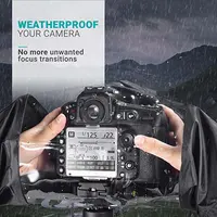 Camera Rain Cover Rainproof Protector Telephoto Lens Dustproof Camera Raincoat for Canon Nikon Pendax Sony Len Case Dropshipping - Image 6