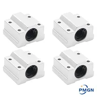 4 Pcs Scs 6/8/10/12/13/16/20/25/30 Uu/luu 3D เครื่องพิมพ์อลูมิเนียม Slider Linear Motion Ball แบริ่งสำหรับ CNC 3D เครื่องพิมพ์ Linear ท่องเที่ยว 1