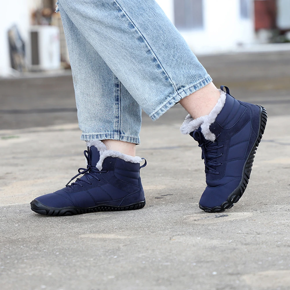 Snow Boots Winter Waterproof Non-Slip Casual Ankle Boots for Men Women Outdoor Sports