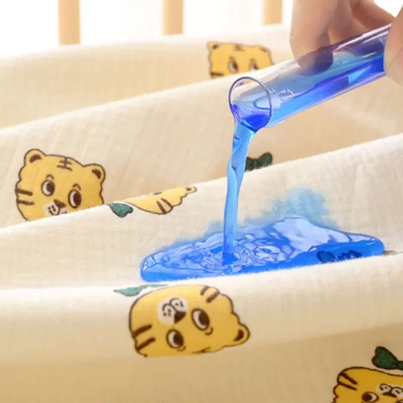 Materasso lavabile impermeabile Tappetino per urina per neonati Simpatico cartone animato Protezione per letto Pannolini Biancheria da letto Cuscinetti per urina Panno traspirante - immagine 3