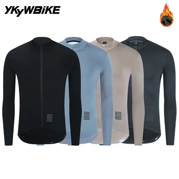 Men’s Thermal Fleece Cycling Jacket – Long-Sleeve Winter & Autumn Warm Bike Jersey 1