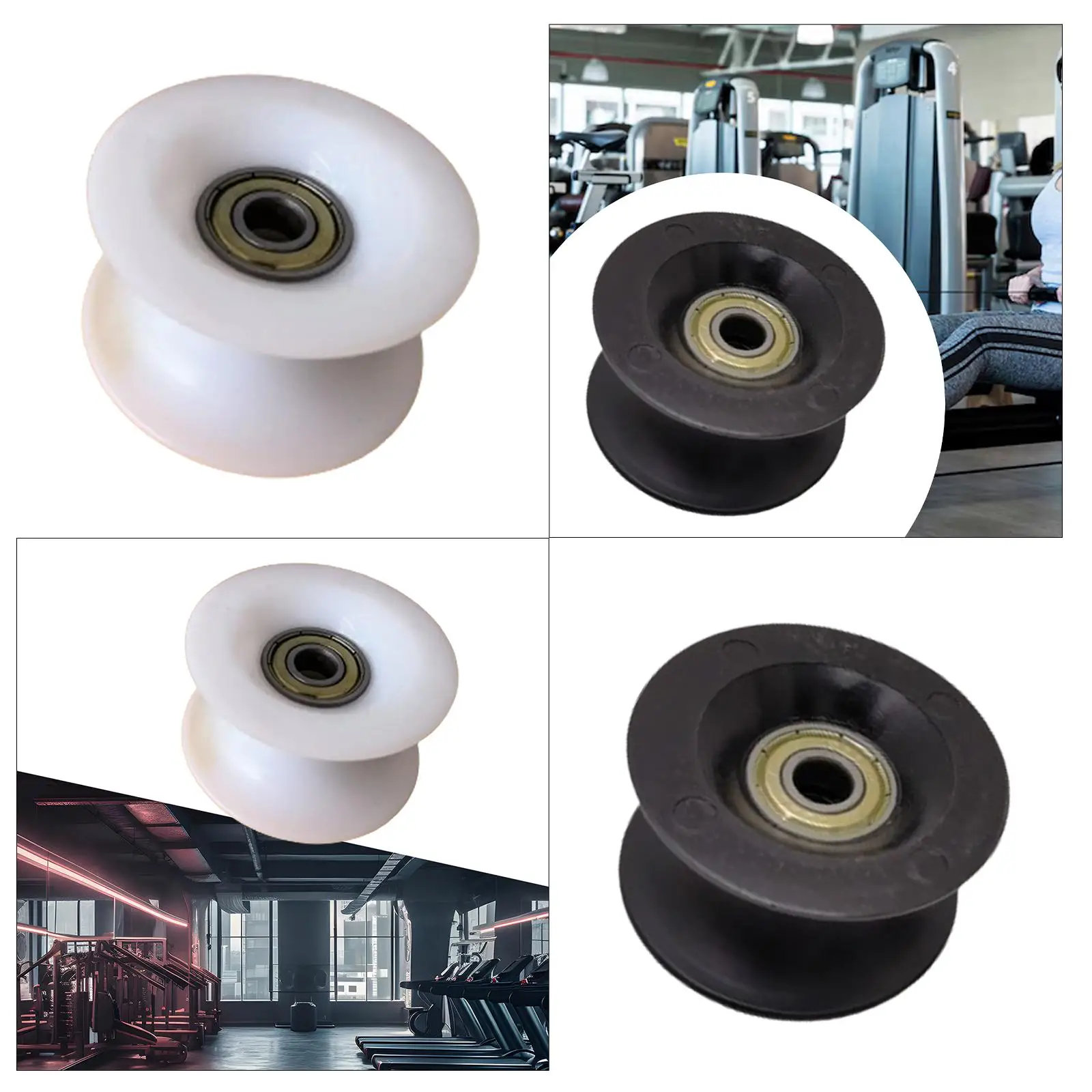 Rowing Machine Bearing Wheel Accessory Heavy Duty Part Sturdy Pulley Rollers for Fitness Workout Gym Exercise Strength Training Rowing Machine Bearing Wheel Accessory Heavy Duty Part Sturdy Pulley Rollers for Fitness Workout Gym Exercise Strength Training