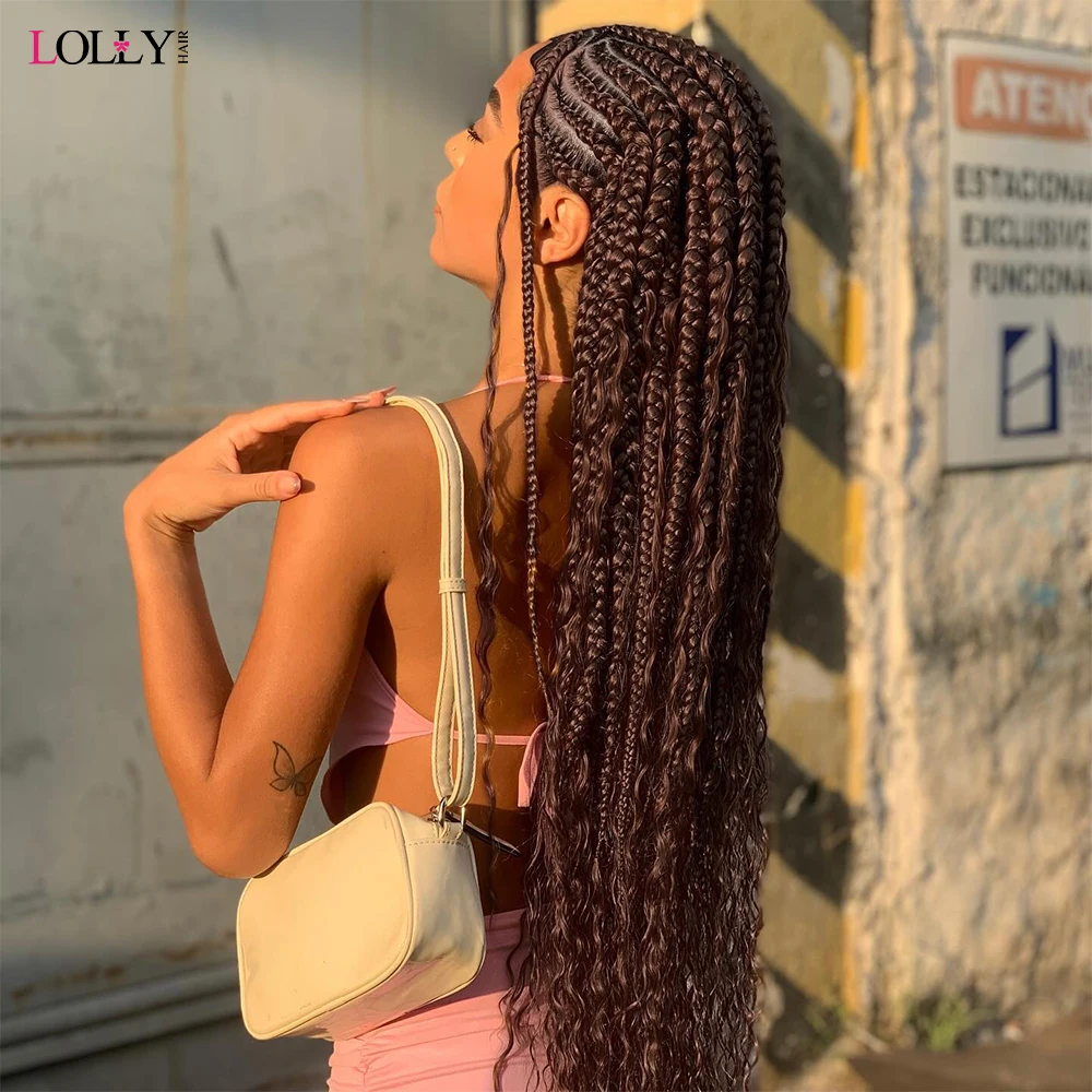 Human Braiding Hair Human Hair Bundles Braiding Hair Extensions Human Hair Extensions #4 Brown Bulk Human Hair For Braiding Chocolate Brown Deep Wave Human Hair Bundles No Weft Bundles For Women Extension boho