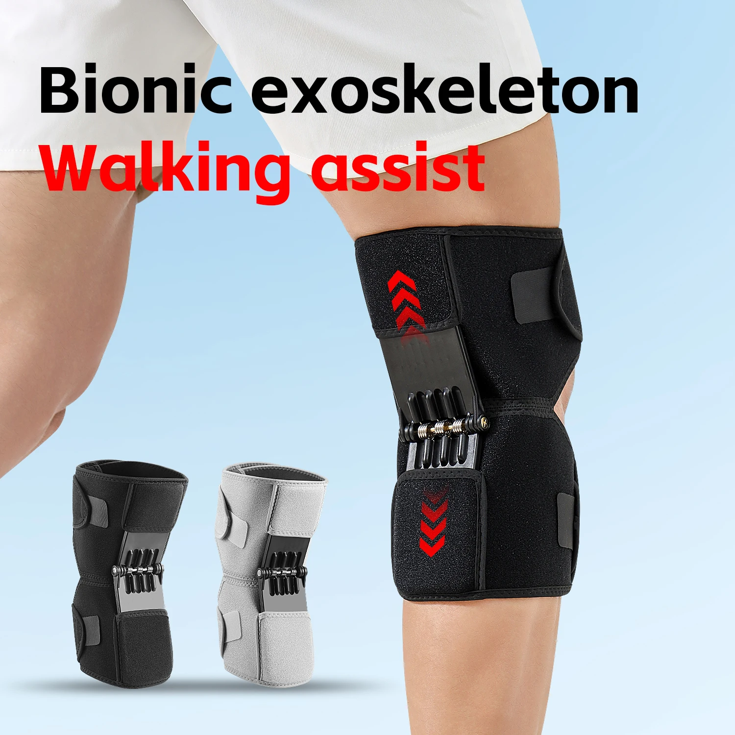 1 قطعة دعم المفاصل وسادة الركبة عدم الانزلاق رفع لتخفيف الآلام ل قوة الركبة الربيع قوة استقرار الركبة الداعم العمل الرياضة كبار السن