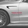 2Pcs Car Side Fender Trim for Mercedes Benz E Class W213 C-Class W205 Refit E63S AMG Accessories Black 5