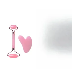 V - Shape Facial Lifting & Tightening Massager Roller (Pink  2PCS)