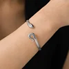 Snake Bangles for Women Men Luxury Stainless Steel Animal Snake Cuff Bracelets Adjustable Gothic Party Jewelry Gift Accessories 3