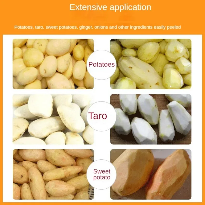 Stainless Steel Electric Potato Peeler for Commercial Use with Easy Cleaning Function 3