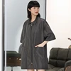 Pet Groomer Waterproof Work Clothes Barber Shop Non-sticky Hair Apron Hairstylist Anti-static Coverall Pet Grooming Gown Y0709 4