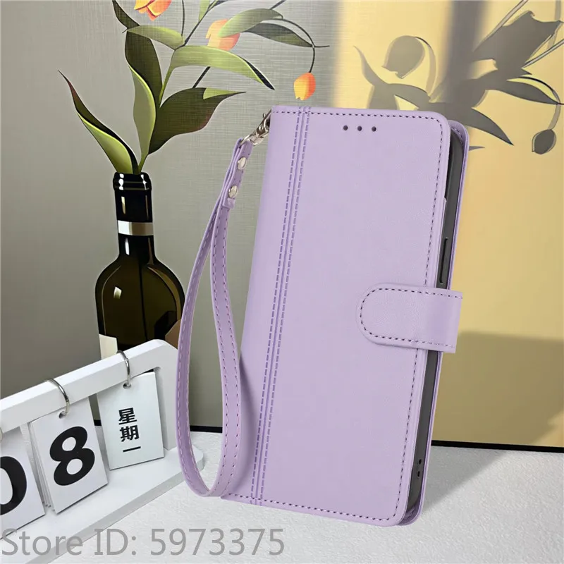 Multi-Functional Leather Wallet Flip Phone Case with Protective Cover