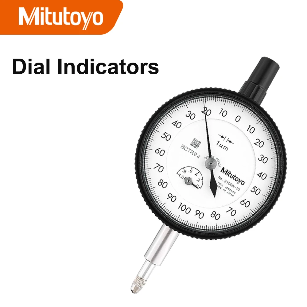 Mitutoyo 1mm Water and Shockproof Dial Indicator High Accuracy MIT-2109S-10 