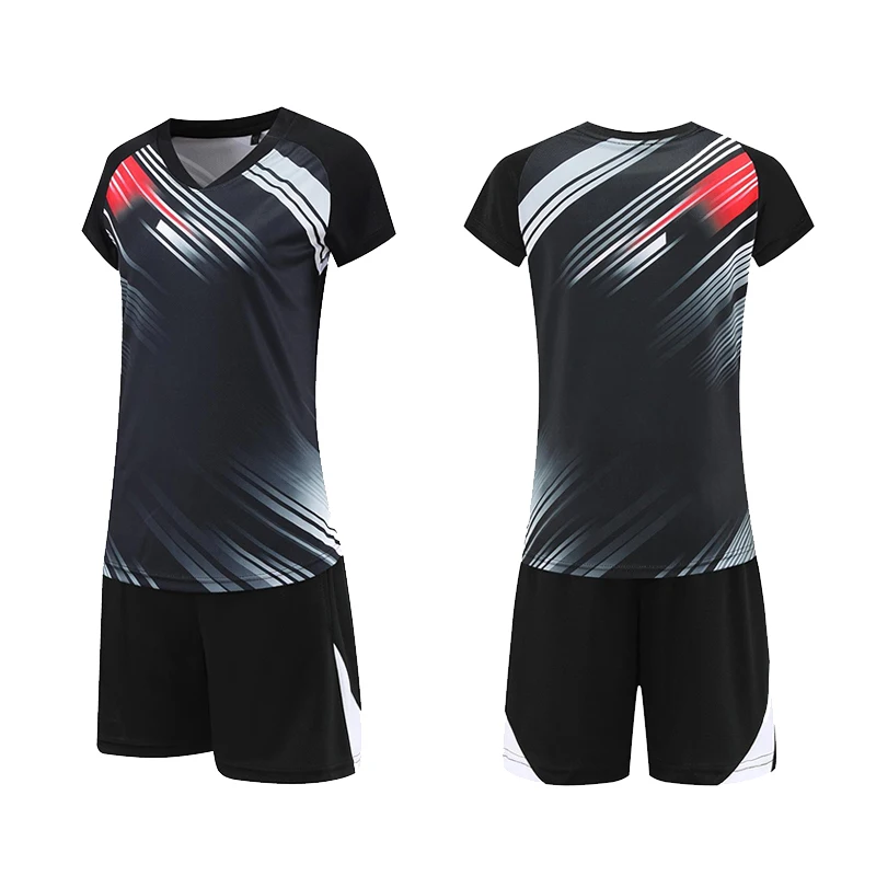 High Quality Volleyball Jersey Men Sleeveless Sport Training Tank Top V Neck Women Volleyball Uniform Shirt 844+845