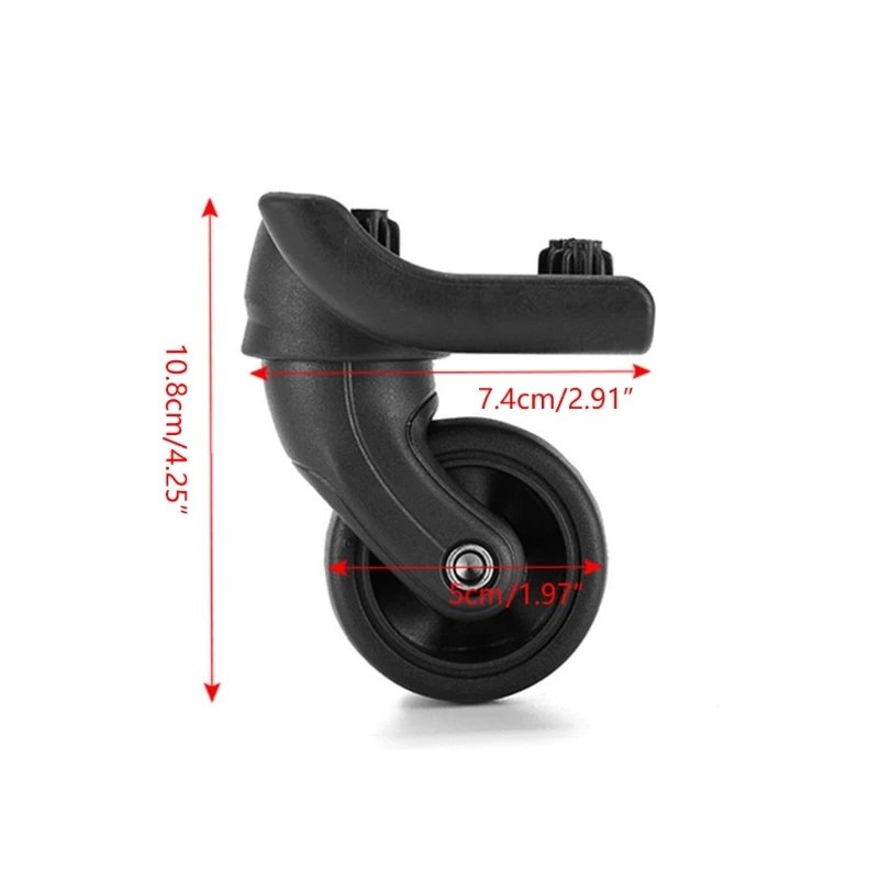 4-piece Suitcase Wheel Set Luggage Wheel set Convenient Additions for Any Trip