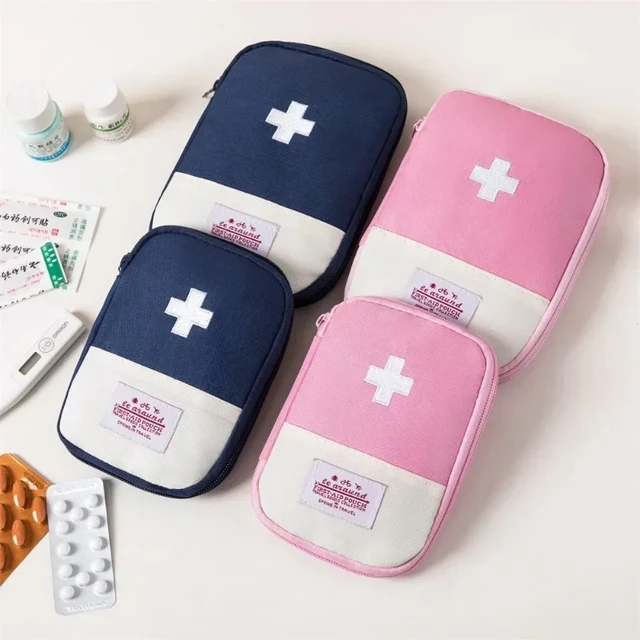 Mini trousse de premiers soins d'extérieur, trousse de voyage portable,  trousse d'urgence, petit séparateur de médicaments, sac de rangement,  accessoires médicaux - AliExpress