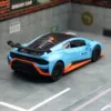 1/40 Lamborghini Huracan STO Super Racing Toy Car For Children CCA Diecast Metal Miniature Model Pull Back Collection Gift Boys 5