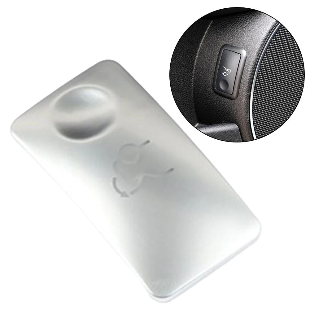 

Aluminum Alloy Car Trunk Switch Button Sticker Cover Decoration For Mercedes C Class W204 C180 200 260 2007-2014 For Left-hand