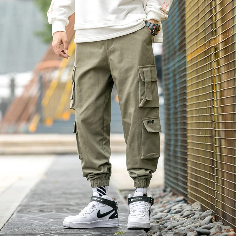 Streetwear Mens Harem Joggers Army 