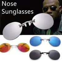 Morph192.- Lunettes de soleil rondes sans monture pour hommes, réinitialisation sur antarctique, Mini lunettes vintage, Matrix, UV400 1