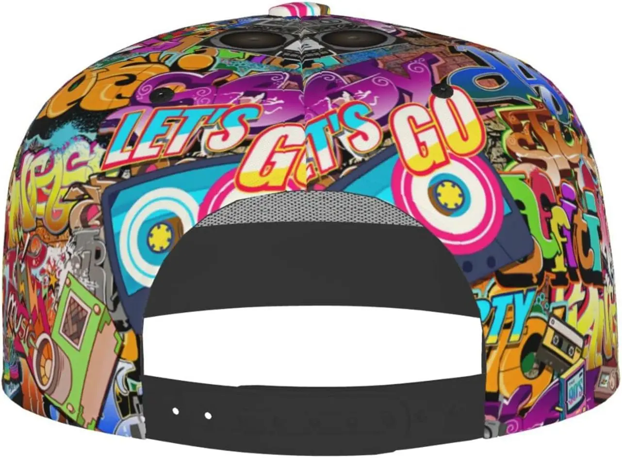 Set Cappello Baseball E Marsupio Anni 80/90 – Neon, Taglia Unica, Per Feste A Tema, Rave, Viaggi