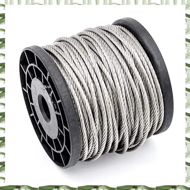 1.5Mm Diameter 7X7 Structure Of 304 Stainless Steel Wire Rope Alambra Cable Softer Fishing Lifting Electric Cable Rope