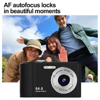 Цифровая камера CCD 64 МП с устройством чтения карт USB и адаптером Type-C, автофокусом, 16-кратным зумом — изображение 6