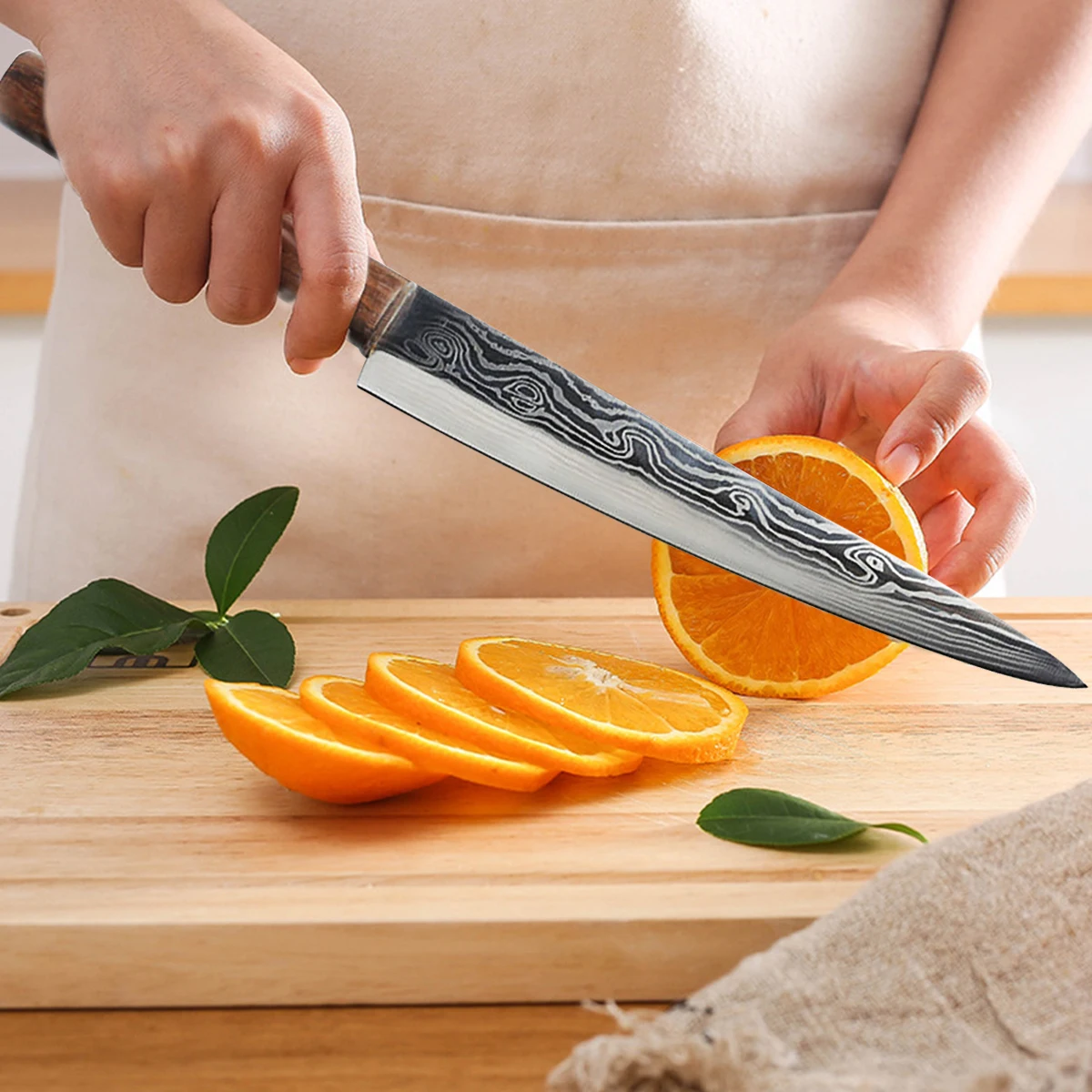 

Japanese Stainless Steel Sushi Knife Cooking Knife Salmon Sashimi Knives Professional Persistence Sharpness Fish Slicing Knife