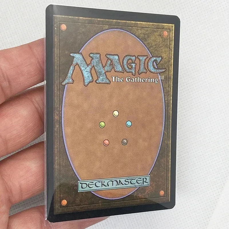 1-6팩 65*90mm 카드 슬리브 카드 보호대 바리 마법의 모임(MTG) 카드 TCG 보드게임 카드 슬리브 GYH