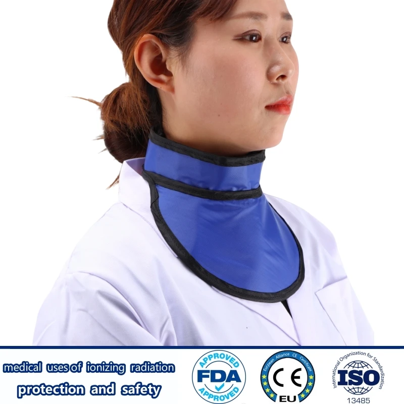 Genuine x-ray gamma ray protective 0.35mmpb/0.5mmpb lead collar radiology department ionizing radiation protection lead collar