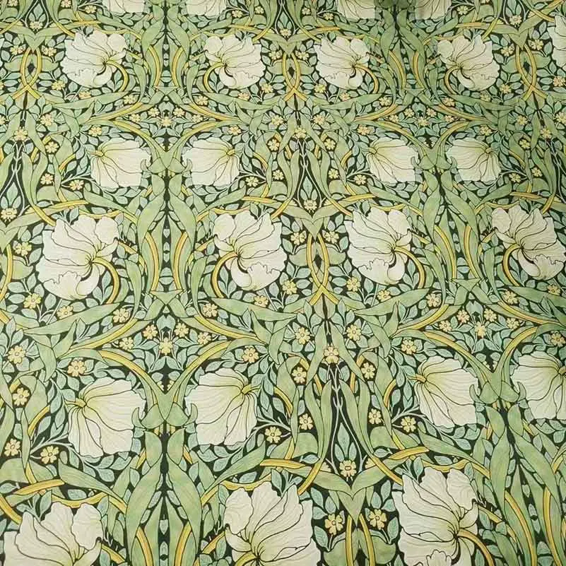 William Morris Vintage Floral 100% Cotton Fabric for Sewing and DIY Crafts