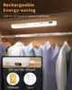 WILLED Motion Sensor Cabinet Light Battery Display 60 LED Touch Light Bar Wireless Rechargeable Battery Night Light 3