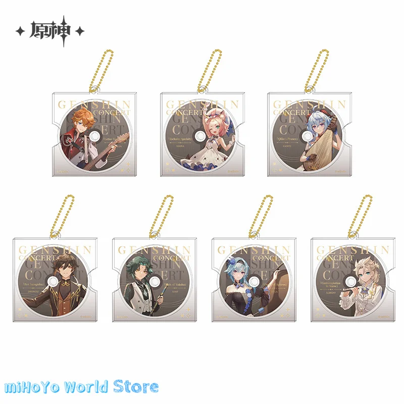mihoyo-colgante-acr-lico-oficial-genshin-impact-ganyu-xiao-dusty-wahine
