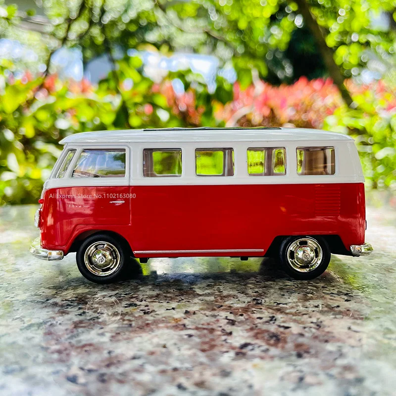 WELLY 1:24 Volkswagen VW T2 BUS 1973 T1 Alloy Car Model Diecasts Metal  Vehicles High simulation Car Model Toys For Children Gift - AliExpress