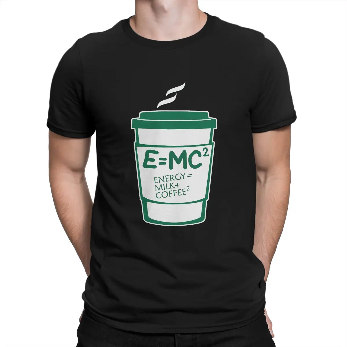 Energy Equal Milk Plus Coffee T-Shirt Uomo Energy = Milk + Coffee + Coca Cola Divertente Cotone Manica Corta Nuovo Arrivo Abbigliamento
