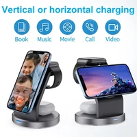 3 In 1 Magnetic Wireless Charger Stand For iPhone 15 14 13 12 Pro Max iWatch AirPods Station Dock MagSafe Fast Charging Station - Image 3