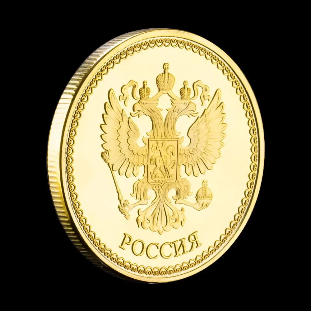 Aphrora Cruiser Souvenir Coin Golden Plated St.Petersburg Naval Base Commemorative Coins Collection Gift - Image 2