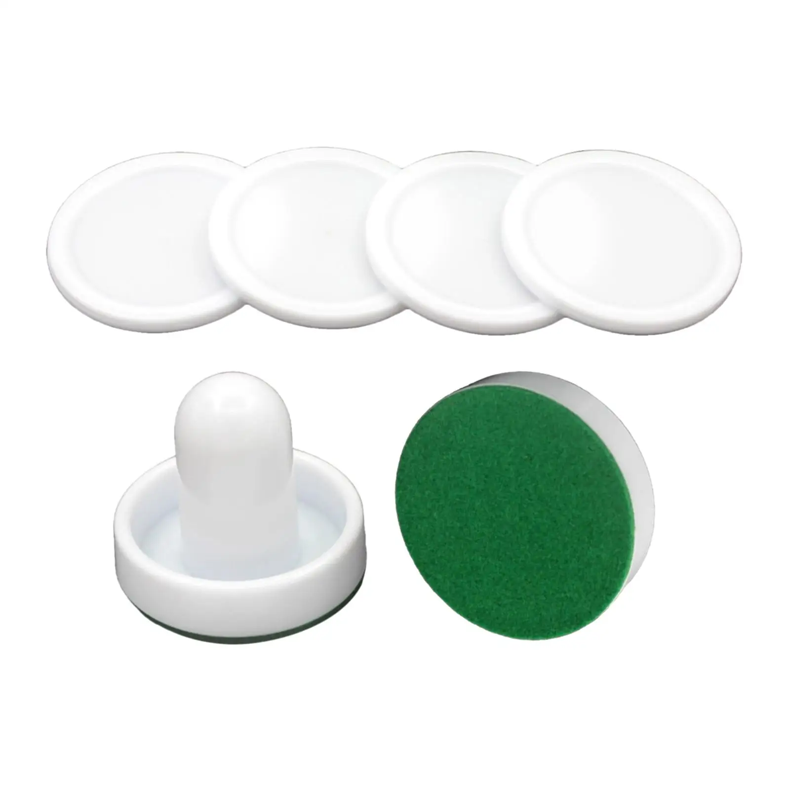 2PCS Pushers and 4PCS Pucks Game Tables Goalies Equipment Accessories