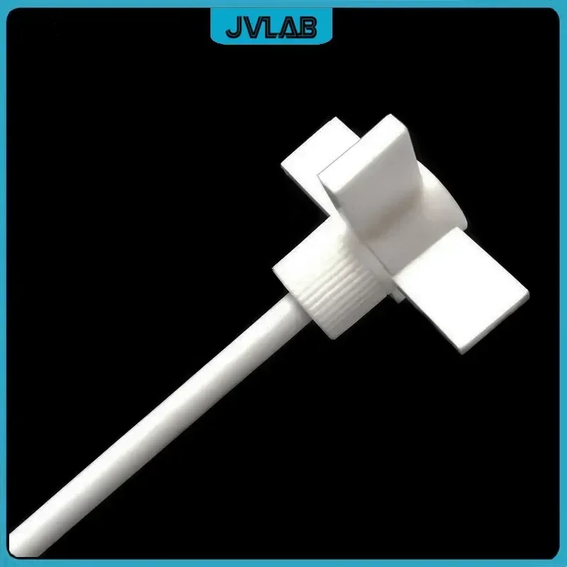 Propeller Stirrer PTFE Paddle Stirrer Use For Low Viscosity Media At Medium  & High Speeds Mixing Shaft Length 370mm PTFE Coated