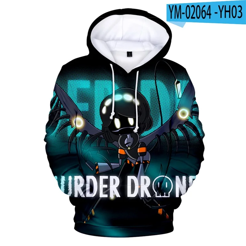 

3D Printing Murder Drones Hoodies For Men Women Causal Long Sleeve Plus Size Pullover Sweatshirt Sudaderas Para Hombres