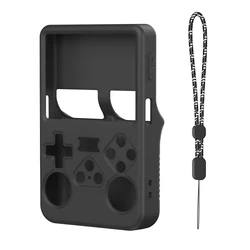 Deluxe Silicone Protective Case: Anti - Scratch Soft Shell with Storage in Red & Blue (R36S  Case Black)