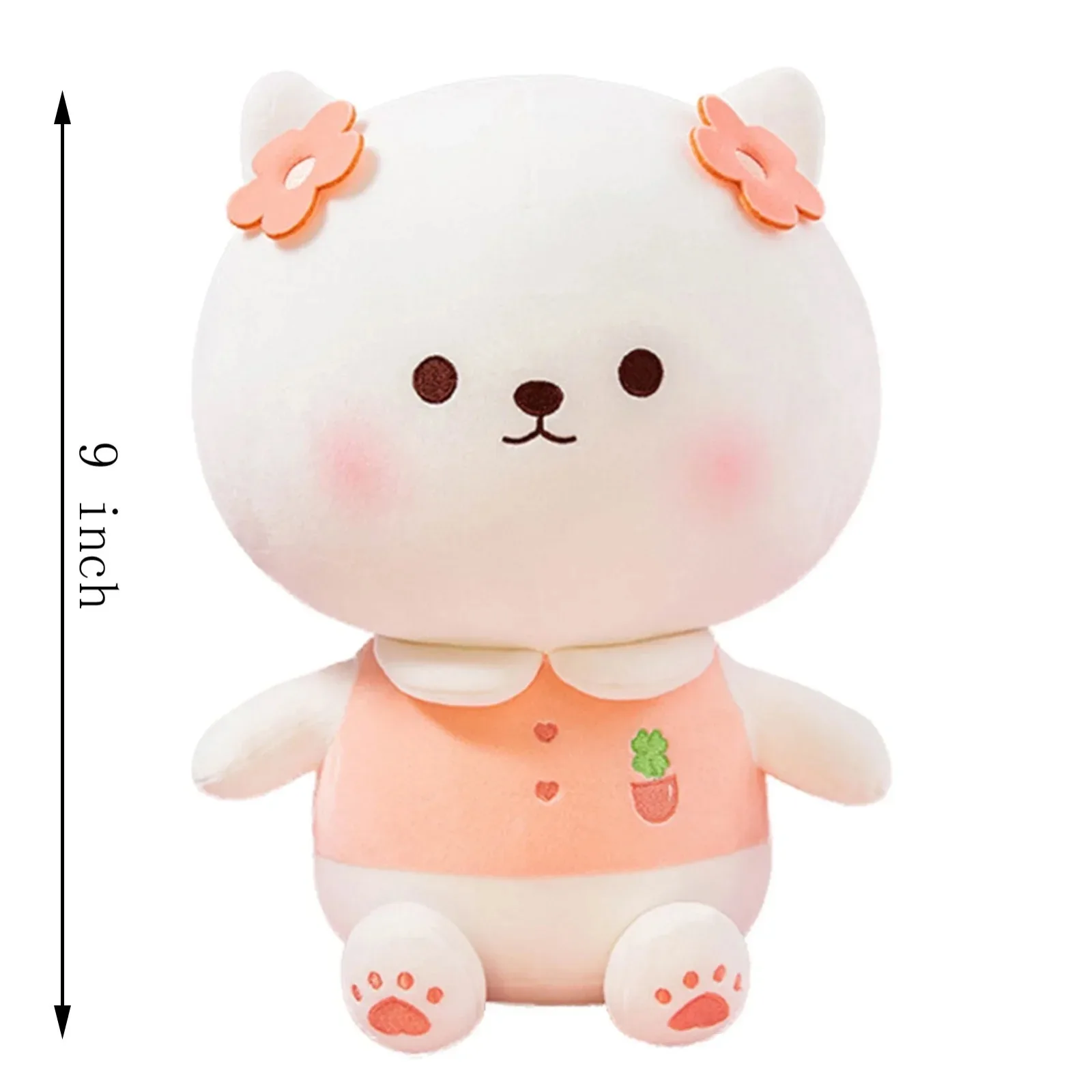 Smile Cute Shiba Inu lumbar Stuffed Animals Pillow Soft Anime Kawaii Dog Plushies Lovely Toys for Boys Girls